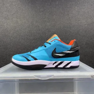 Nike Kobe IV أزرق أسود تفاصيل خطوط غير متماثلة شبكة وجلد صناعي علوية أحذية رياضية نمط حياة