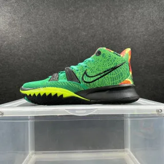 Nike Kyrie 7 हरा काला नियोन पीला बास्केटबॉल जूते