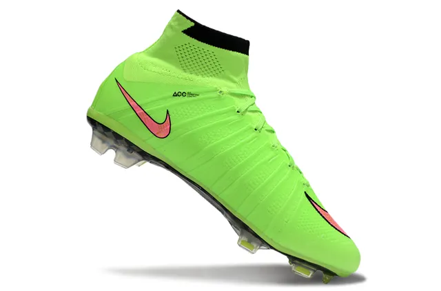 Nike Mercurial Superfly नियोन लाइम ग्रीन पिंक फर्म ग्राउंड फुटबॉल जूते 2