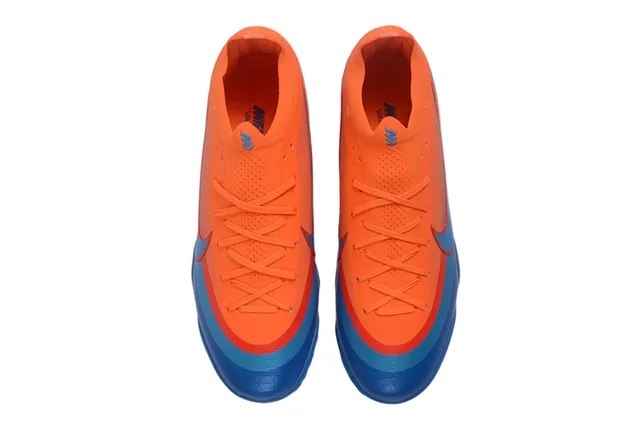 Nike Mercurial Turf Orange Blue Red Turf Soccer Shoes 2