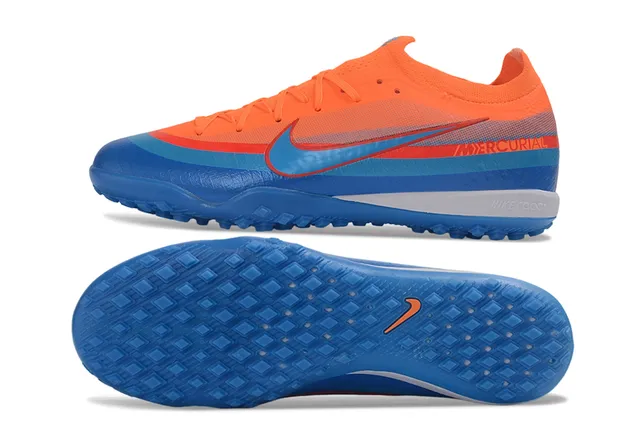 Nike Mercurial Turf Orange Blue Red Turf Soccer Shoes 5
