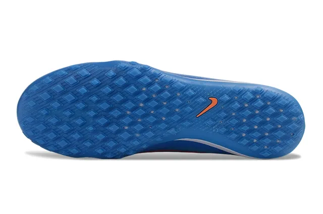 Nike Mercurial Turf Orange Blue Red Turf Soccer Shoes 6