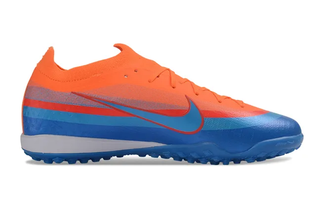Nike Mercurial Turf Orange Blue Red Turf Soccer Shoes 7