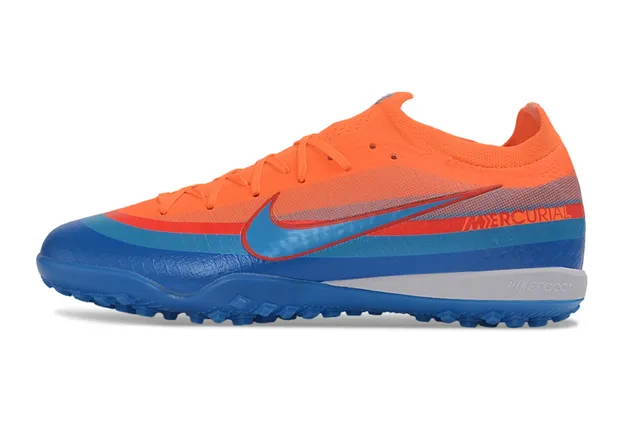 Nike Mercurial Turf Orange Blue Red Turf Soccer Shoes 8