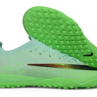 Nike Mercurial Vapor Green Multicolor Knit Upper Gradient Mint-To-Lime Turf Soccer Shoes