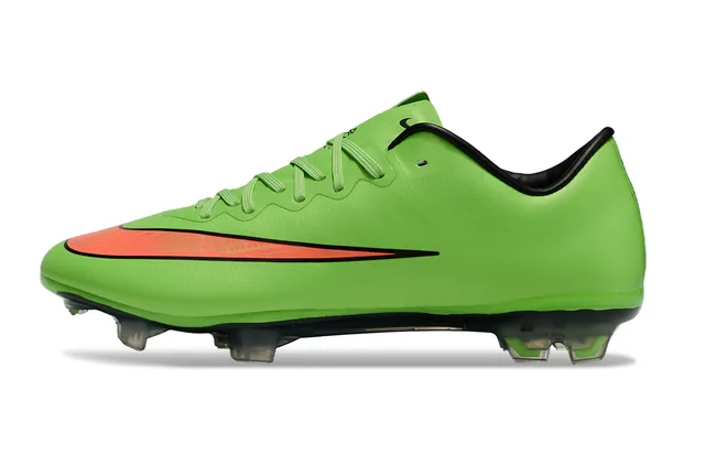 Nike Mercurial Vapor সবুজ কমলা লো-কাট সিন্থেটিক উপর ফার্ম-গ্রাউন্ড সকার শু 7