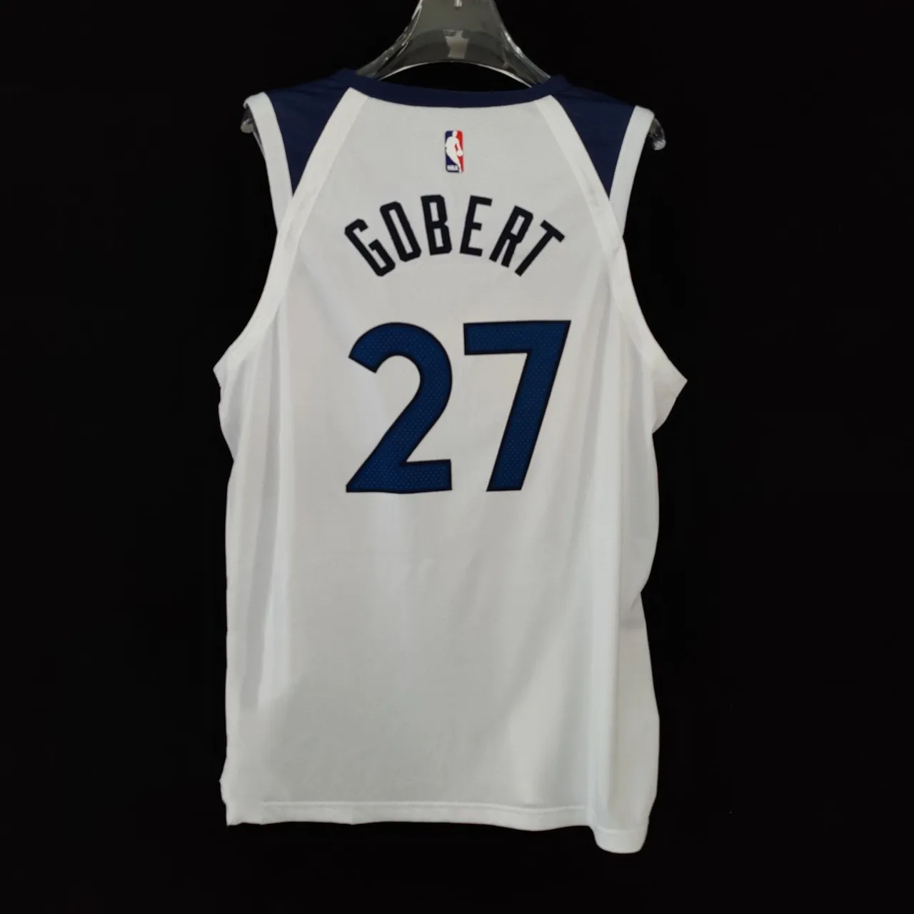 Nike Minnesota Timberwolves Player Edition Camiseta de Basquete Branco Navy 2