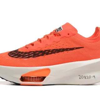नाइक Orange White Engineered Knit Upper Visible Forefoot Air Unit रनिंग शूज