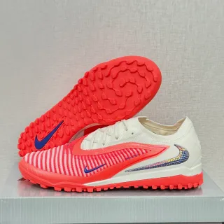 Nike 橙白低帮 Gripknit 鞋面 草地足球鞋