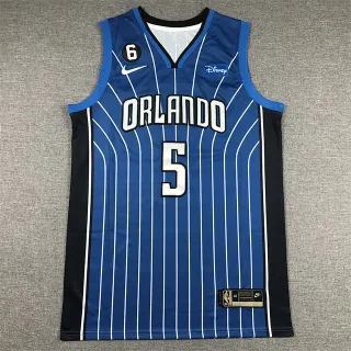 Nike Orlando Magic Swingman 蓝色 黑色 垂直 白色 竖条纹 侧面板 Jersey