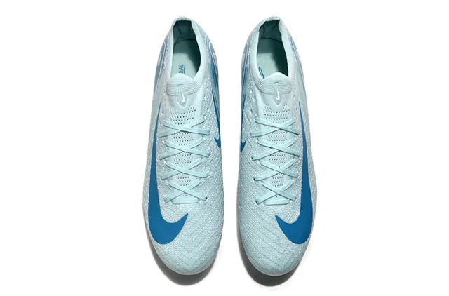Nike Phantom GT Air Zoom हल्का नीला ठोस मैदान फुटबॉल जूते 2