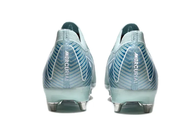 Nike Phantom GT Air Zoom हल्का नीला ठोस मैदान फुटबॉल जूते 4