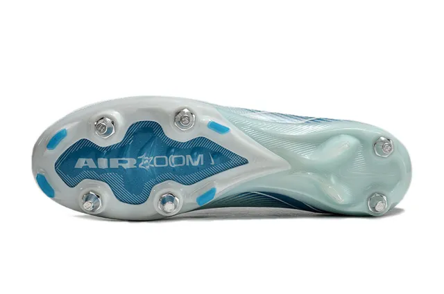 Nike Phantom GT Air Zoom हल्का नीला ठोस मैदान फुटबॉल जूते 6