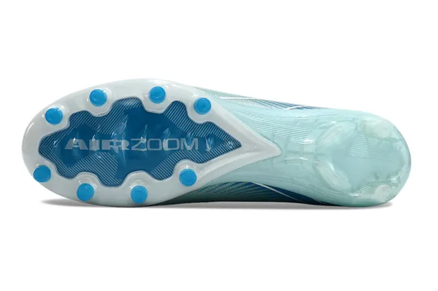Nike Phantom GT Blue White High-Cut Sock-Fit Upper Flyknit Construction Firm-Ground Soccer Shoes 6