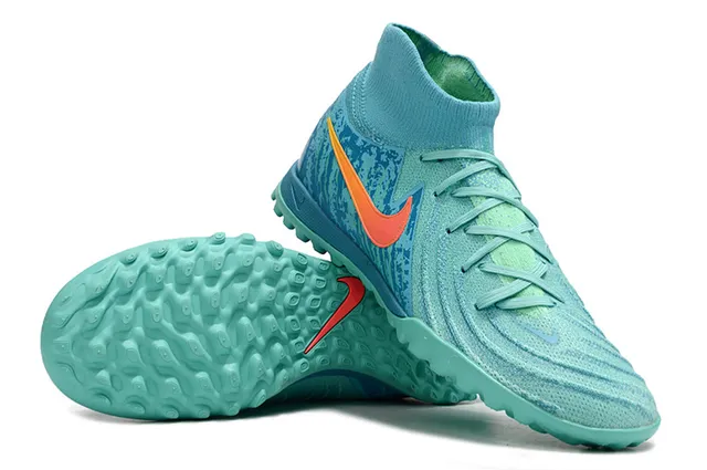 Nike Phantom GT Turf Aqua Orange Turf Zapatos de fútbol 3