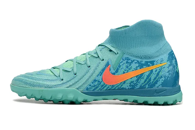 Nike Phantom GT Turf Aqua Orange Turf Zapatos de fútbol 8