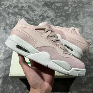 Nike وردي/أبيض منخفض العلوي متعدد الطبقات اصطناعي/سويدي الوجه العلوي نمط الحياة حذاء رياضي