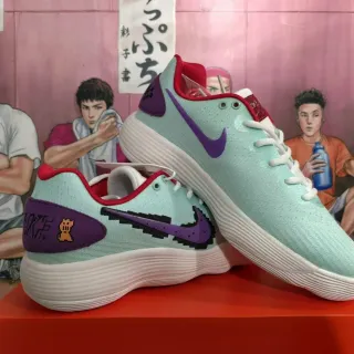 Nike Pixel Monster أخضر نعناع بنفسجي أحمر أحذية رياضية أسلوب الحياة