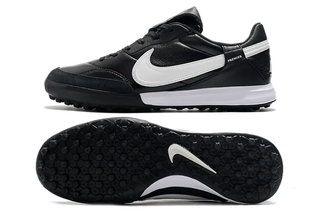 Nike Premier Turf Black and White Turf Soccer Shoes 2