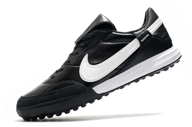 Nike Premier Turf Black and White Turf Soccer Shoes 4