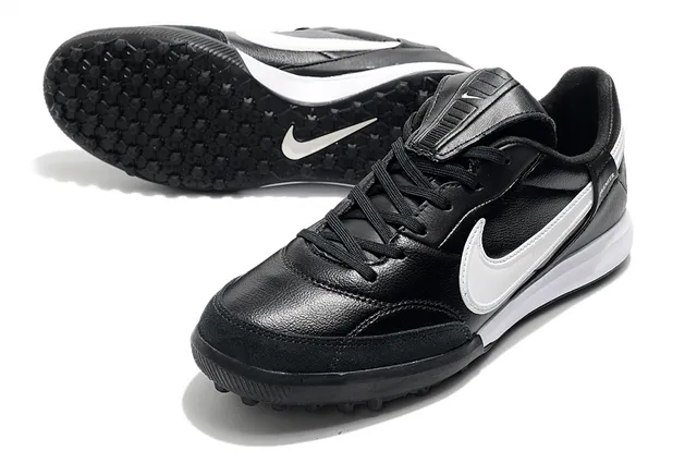 Nike Premier Turf Black and White Turf Soccer Shoes 6