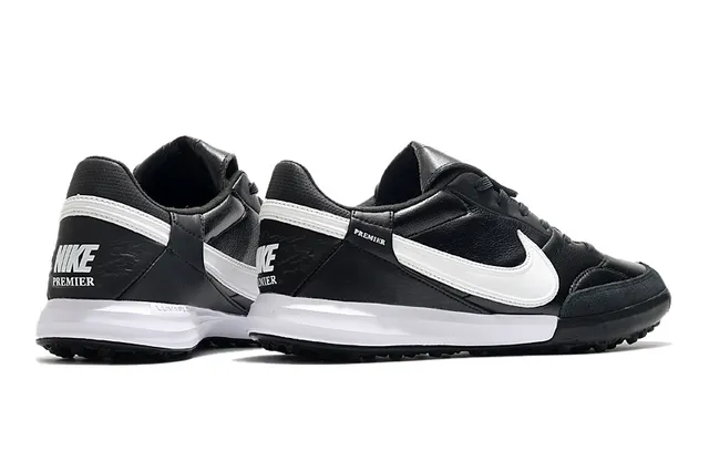 Nike Premier Turf Black and White Turf Soccer Shoes 7