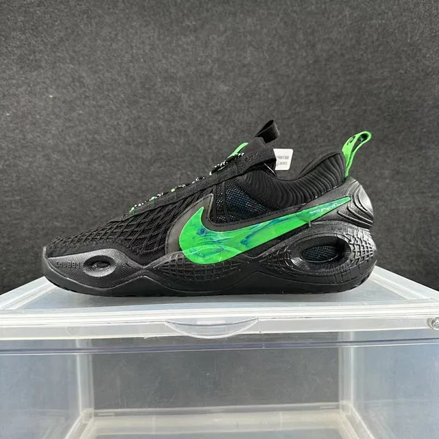 Nike Chaussures de Basketball Violet Blanc Maille Knit Supérieure Overlay Swoosh Transparente 2