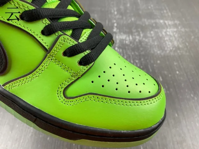 Nike SB Dunk Low Lime Green Black Skateboard Shoes 6