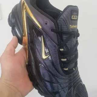 Nike SK Air Tailwind Black Navy Gold बास्केटबॉल जूते