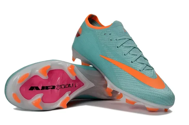 Nike 青橙 硬地 足球鞋 4