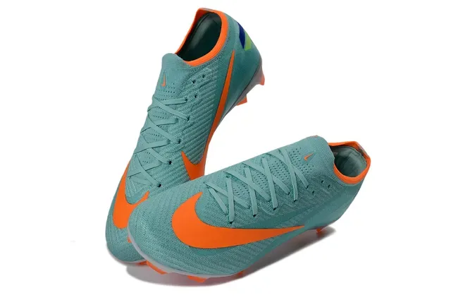 Nike 青橙 硬地 足球鞋 7