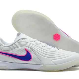 Nike Tiempo Legend Indoor أبيض وردي أزرق أحذية كرة القدم الداخلية