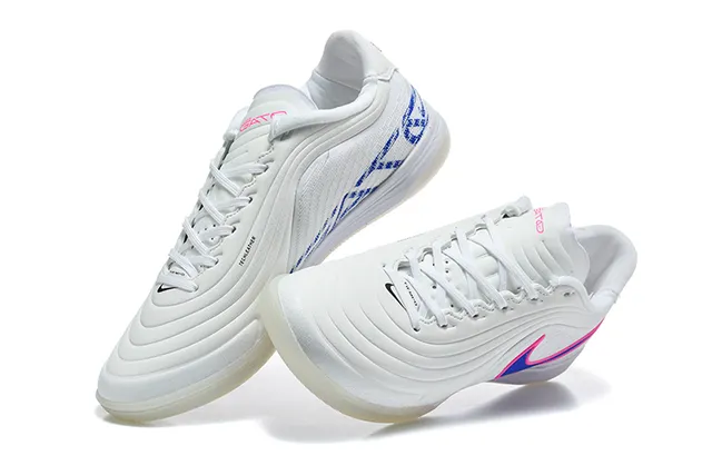 Nike Tiempo Legend Indoor blanco rosa azul zapatos de fútbol indoor 2