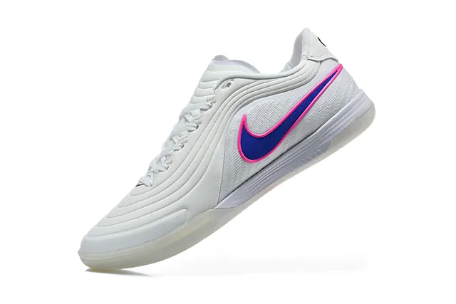 Nike Tiempo Legend Indoor blanco rosa azul zapatos de fútbol indoor 4