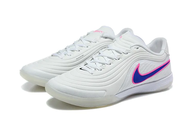 Nike Tiempo Legend Indoor blanco rosa azul zapatos de fútbol indoor 8