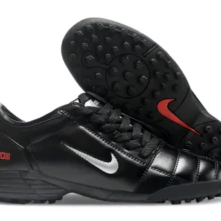 Nike Total 90 III Black Silver Red Turf Soccer Shoes