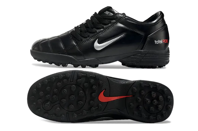Nike Total 90 III Black Silver Red Turf Soccer Shoes 2