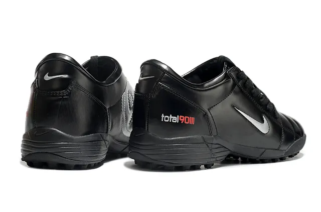Nike Total 90 III Black Silver Red Turf Soccer Shoes 3