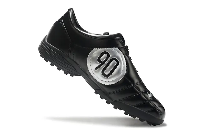 Nike Total 90 III Black Silver Red Turf Soccer Shoes 4