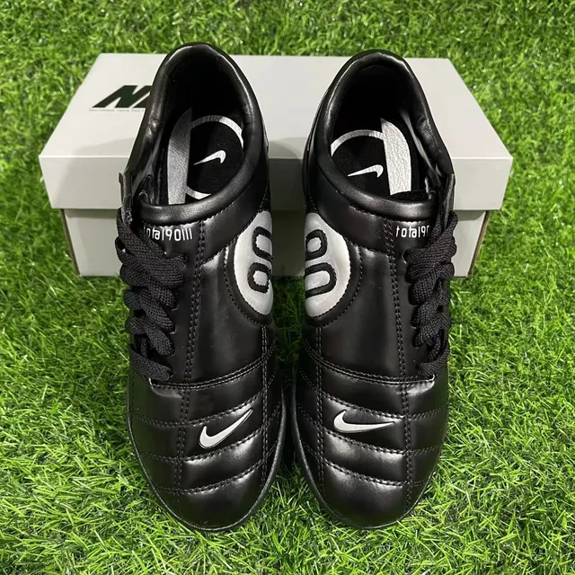 Nike Total 90 III Black Silver Red Turf Soccer Shoes 8