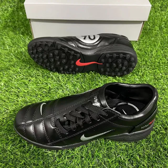 Nike Total 90 III Black Silver Red Turf Soccer Shoes 9