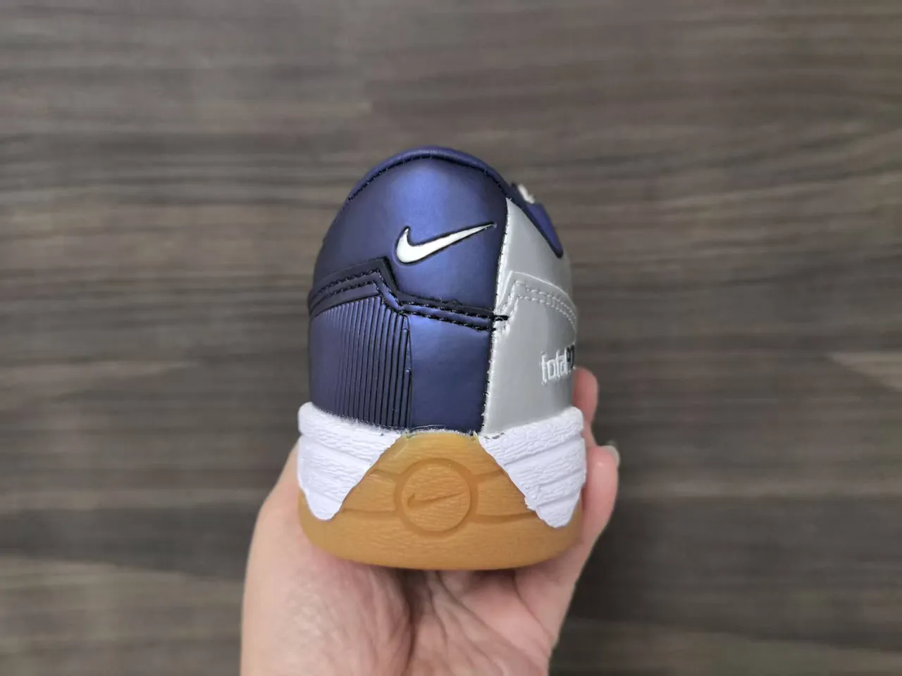 Nike Total 90 III চাঁদি নেভি ইন্ডোর সকার জুতো 3