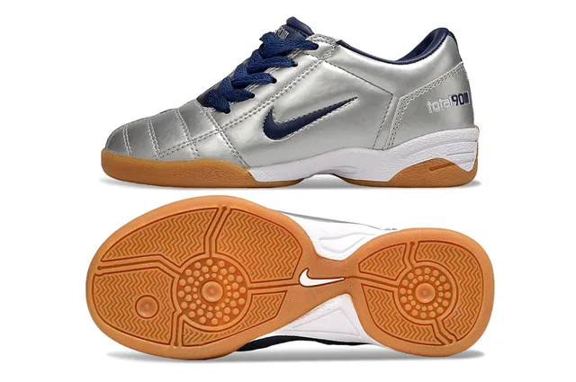 Nike Total 90 III চাঁদি নেভি ইন্ডোর সকার জুতো 14