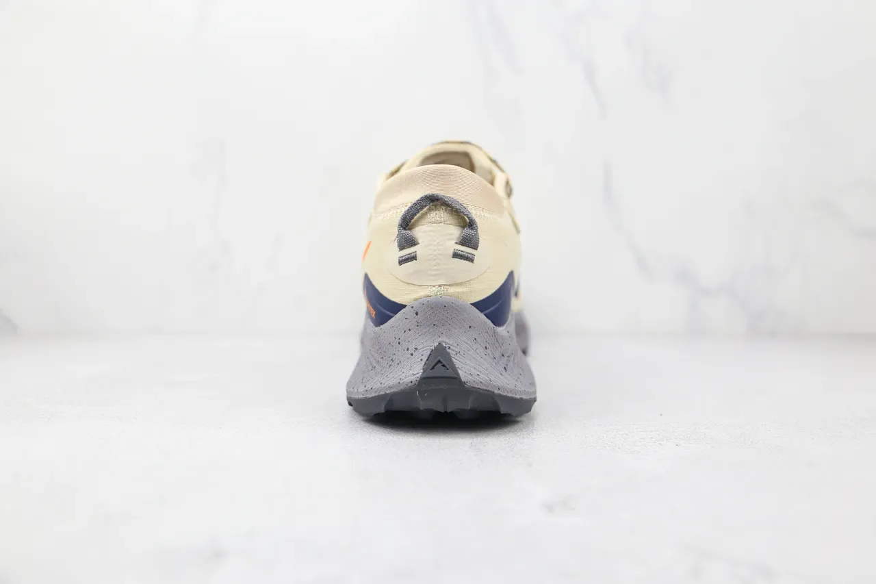 Nike Trail GORE-TEX 米色橙色灰色跑鞋 9