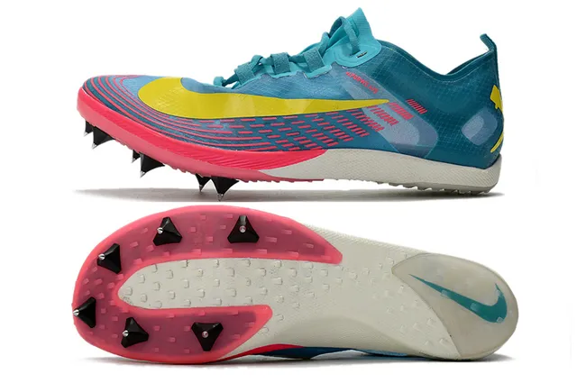 Nike Vaporweave Racing Spike Neon Yellow Blue 跑鞋 7