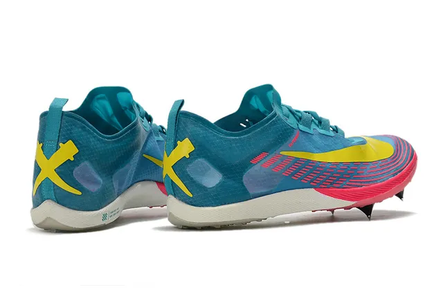 Nike Vaporweave Racing Spike Neon Yellow Blue 跑鞋 12