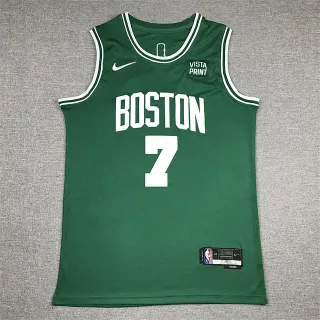 Nike Vista Print Boston Celtics 绿白 #7 Swingman Jersey