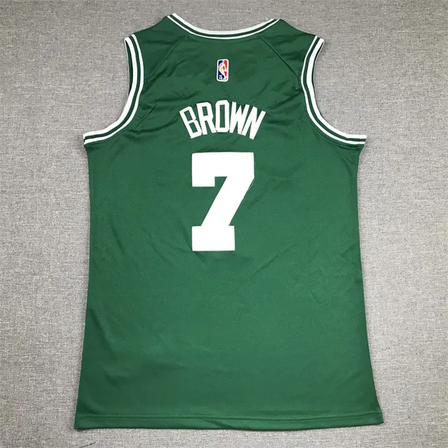 Nike Vista Print Boston Celtics हरा सफेद #7 Swingman Jersey 2