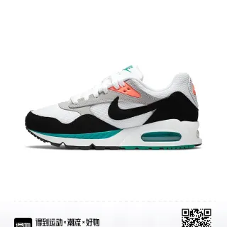 Nike أحذية رياضية أسلوب حياة بيضاء وسوداء منخفضة الجذر شبكية وطبقة سنتيتيكية