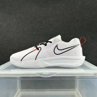 نايكي أبيض أسود محاط Swoosh أسلوب حياة أحذية رياضية